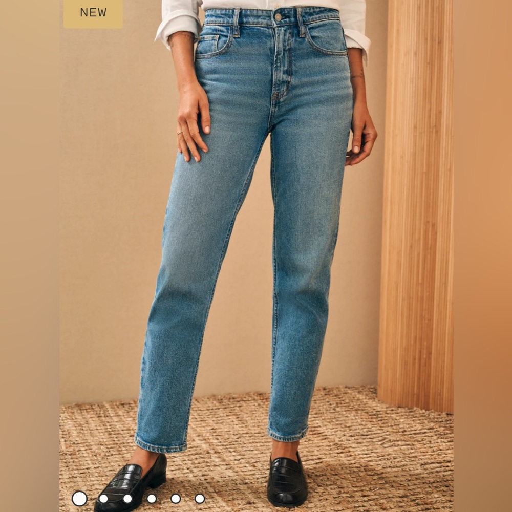 Faherty Women's Straight Jeans